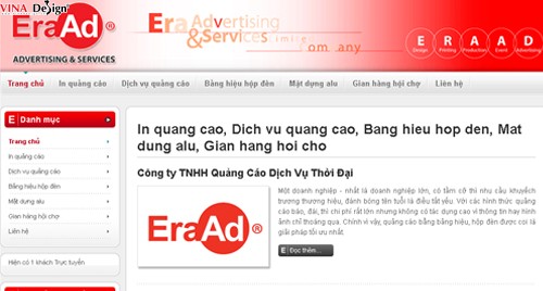 Dịch vụ quảng cáo, in quảng cáo