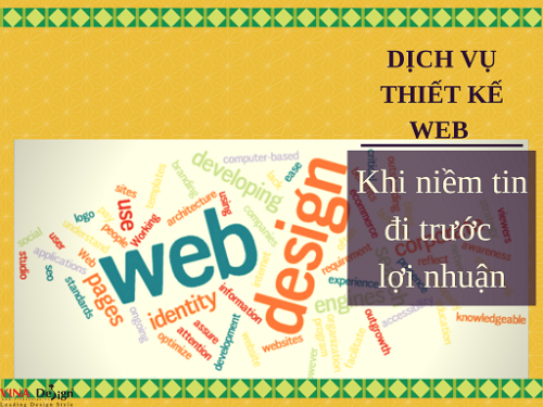 Dịch vụ thiết kế web: Khi niềm tin cần đi trước lợi nhuận