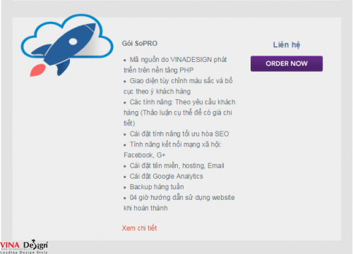Gói thiết kế web SoPRO