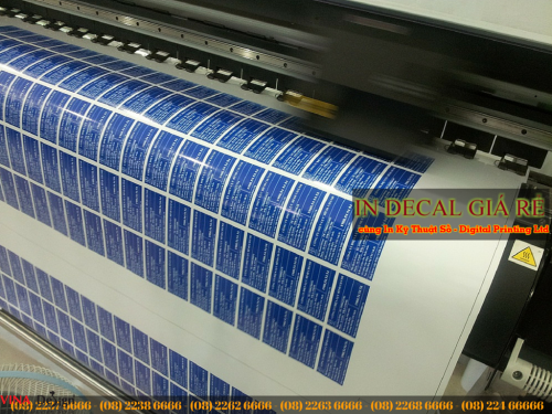 In Decal giá rẻ tại In Kỹ Thuật Số Lê Quang Định