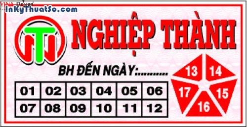 In Tem bảo hành ở Hồ Chí Minh