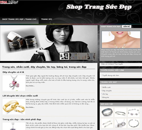 Shop trang sức đẹp