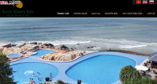 Thiết kế web Rock Water Bay - www.rockwaterbay.vn