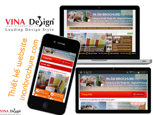 Thiết kế website in ấn brochure – Inanbrochure.com