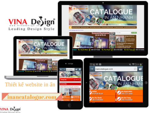 Thiết kế website in ấn catalogue – Inancatalogue.com