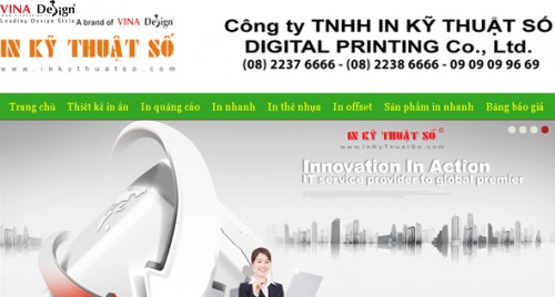 Thiết kế website In Nhanh Kỹ Thuật Số - www.Innhanhkythuatso.com.vn