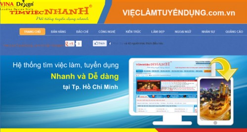 Thiết kế website wordpress Việc Làm Tuyển Dụng - www.ViecLamTuyenDung.com.vn