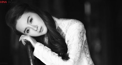 Angela Phương Trinh, đẹp dịu dàng với áo dài