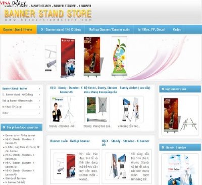 Standee - Standy - X Banner - www.bannerstandstore.com