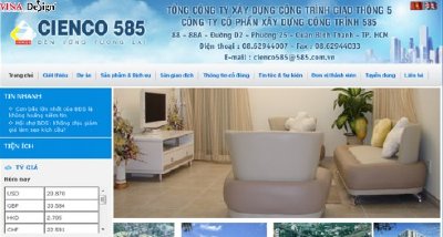 Công ty Cổ phần xây dựng công trình 585 (Cienco 585) - 585.com.vn
