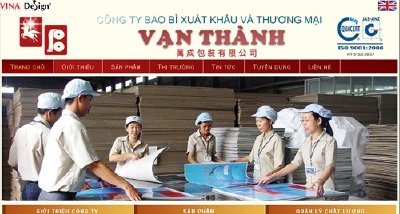 Công ty Bao Bì Xuất Khẩu & Thương Mại Vạn Thành - www.vanthanhpack.com.vn