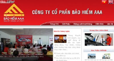 Công ty Bảo Hiểm AAA - www.aaa.com.vn