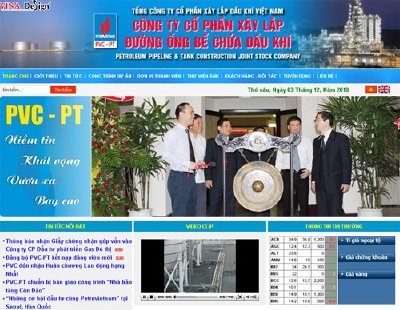 Công Ty CP Xây Lắp Đường Ống Bể Chứa Dầu Khí - www.pvc-pt.vn