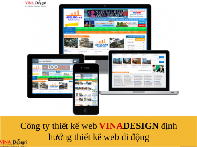 Công ty thiết kế web VINADESIGN định hướng thiết kế web di động