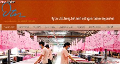 Công Ty TNHH SX - TM XNK May Thêu Đông Thiên Nghi - www.dongthiennghi.com.vn