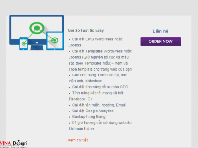 Gói thiết kế web So Fast So Easy