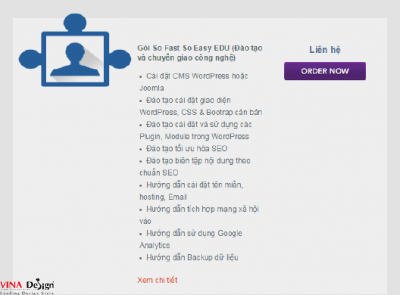 Gói thiết kế web So Fast So Easy EDU (Đào tạo và chuyển giao công nghệ)