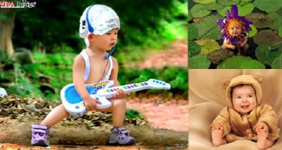 Hình em bé dễ thương và đáng yêu