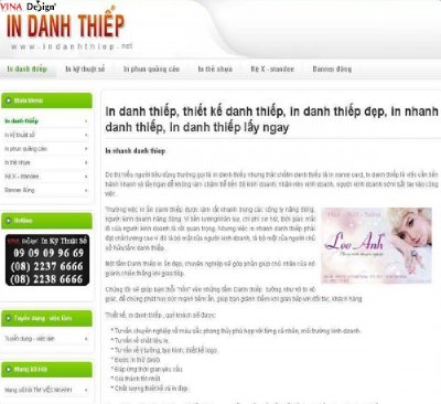 In danh thiếp - www.indanhthiep.net