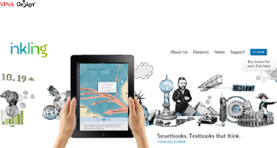 Phong cách vẽ tay trong thiết kế web hiện đại