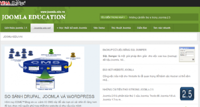Hướng dẫn thiết kế web Joomla - www.joomla.edu.vn
