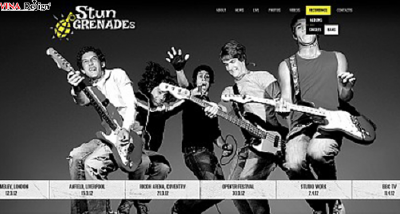 Thiết kế website ca sĩ