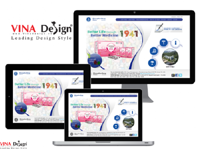 Thiết kế website cho Chong Kun Dang Pharm. - ckdpharm.vn