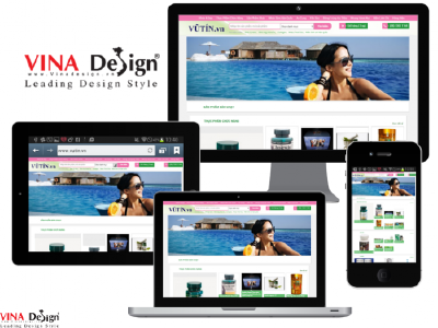 Thiết kế website Công ty TNHH Thương mại Vũ Tín - VuTin.vn