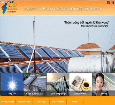 Thiết kế website Đầu Tư và Phát Triển Năng Lượng Mặt Trời Bách Khoa
