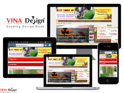 Thiết kế website in ấn quảng cáo đẹp - quangcaodep.com