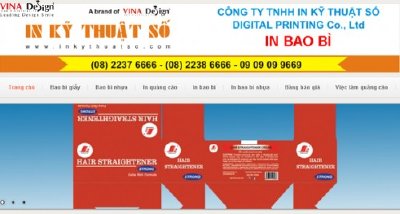 Thiết kế website In Bao Bì - www.Inbaobi.vn