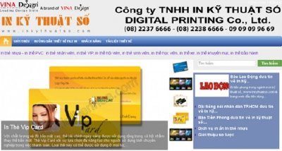 Thiết kế website In Thẻ Nhựa - www.Inthenhua.com