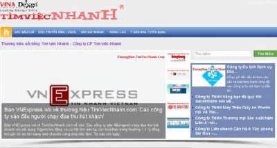 Thiết kế website Thương Hiệu Tìm Việc Nhanh - www.Thuonghieu.Timviecnhanh.com