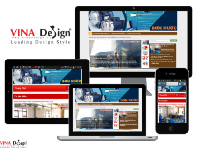 Thiết kế website về sản phẩm máy bơm nước - bomnuoc.com.vn