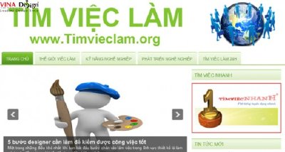 Thiết kế website wordpress Tìm Việc Làm - www.TimViecLam.org