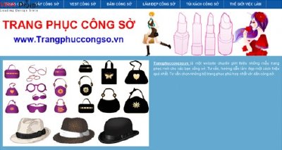 Thiết kế website wordpress Trang Phục Công Sở - www.Trangphuccongso.vn