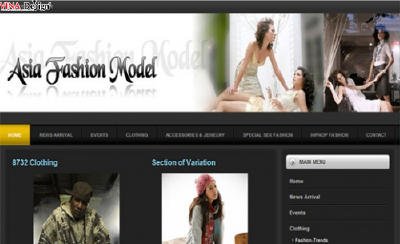 Thời trang asia fashion model