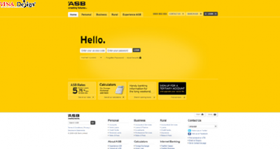 Xu hướng mới trong thiết kế web ngân hàng