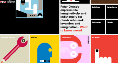 Xu hướng thiết kế web hiện đại - Color Block